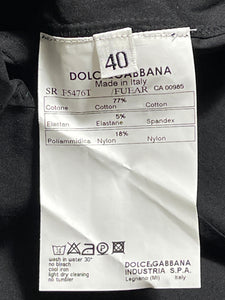 Chemise noire Dolce & Gabbana taille 36