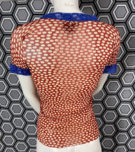 Charger l&#39;image dans la galerie, Haut polka en mesh Jean Paul Gaultier taille 36
