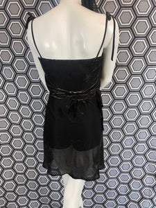 Ensemble de plage : combishort et paréo métallisé taille 38