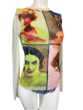 Charger l&#39;image dans la galerie, Haut mesh Jean Paul Gaultier soleil taille 38
