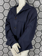 Charger l'image dans la galerie, Veste bleu marine à capuche Yohji Yamamoto taille 38
