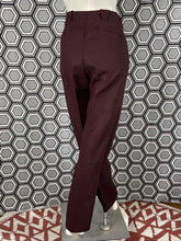 Charger l'image dans la galerie, Pantalon à pinces vintage Thierry Mugler lie de vin taille 42
