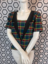 Charger l&#39;image dans la galerie, Haut tartan Jean Charles de Castelbajac taille 36

