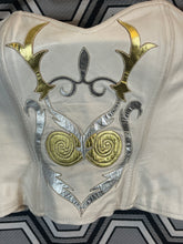 Charger l&#39;image dans la galerie, Incroyable bustier en cuir Jean Claude Jitrois taille 38
