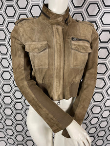 Blouson en daim Twin-set Simona Barbieri taille 40