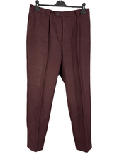 Charger l'image dans la galerie, Pantalon à pinces vintage Thierry Mugler lie de vin taille 42
