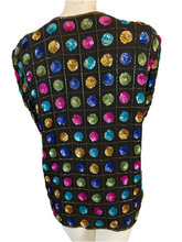 Charger l'image dans la galerie, Veste à sequins vintage taille 40

