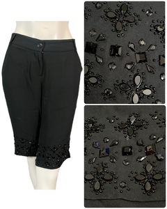 Bermuda Red Valentino brodé de perles taille 38
