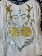 Charger l&#39;image dans la galerie, Incroyable bustier en cuir Jean Claude Jitrois taille 38
