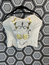 Charger l&#39;image dans la galerie, Incroyable bustier en cuir Jean Claude Jitrois taille 38
