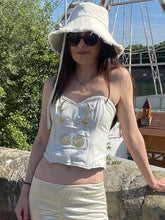 Charger l&#39;image dans la galerie, Incroyable bustier en cuir Jean Claude Jitrois taille 38
