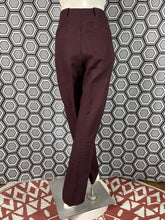 Charger l'image dans la galerie, Pantalon à pinces vintage Thierry Mugler lie de vin taille 42
