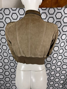Blouson en daim Twin-set Simona Barbieri taille 40
