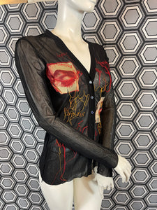 Cardigan mesh Jean Paul Gaultier taille 38