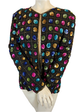 Charger l'image dans la galerie, Veste à sequins vintage taille 40
