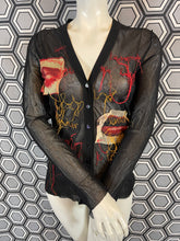 Charger l&#39;image dans la galerie, Cardigan mesh Jean Paul Gaultier taille 38

