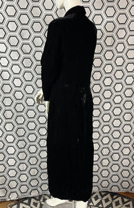 Manteau en velours Armand Ventilo taille 40