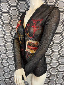 Cardigan mesh Jean Paul Gaultier taille 38
