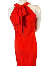 Charger l&#39;image dans la galerie, Robe longue rouge Yves Saint Laurent rive gauche taille 40
