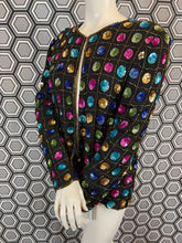 Charger l'image dans la galerie, Veste à sequins vintage taille 40
