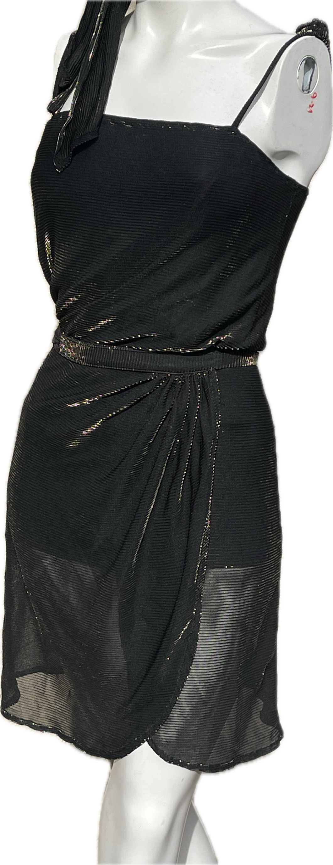 Ensemble de plage : combishort et paréo métallisé taille 38