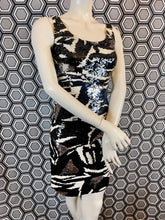 Charger l'image dans la galerie, Superbe robe à sequins Blacktie Oleg Cassini taille 38
