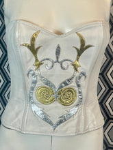 Charger l&#39;image dans la galerie, Incroyable bustier en cuir Jean Claude Jitrois taille 38
