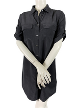 Charger l&#39;image dans la galerie, Robe chemise Equipment en soie taille 36
