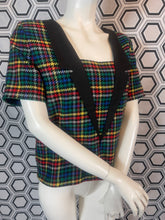 Charger l&#39;image dans la galerie, Haut tartan Jean Charles de Castelbajac taille 36
