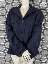 Charger l'image dans la galerie, Veste bleu marine à capuche Yohji Yamamoto taille 38
