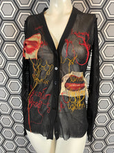 Charger l&#39;image dans la galerie, Cardigan mesh Jean Paul Gaultier taille 38
