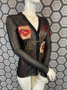Cardigan mesh Jean Paul Gaultier taille 38