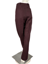 Charger l'image dans la galerie, Pantalon à pinces vintage Thierry Mugler lie de vin taille 42
