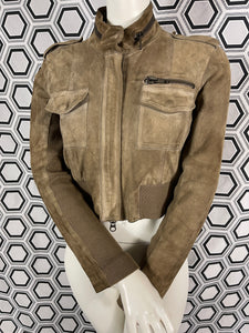Blouson en daim Twin-set Simona Barbieri taille 40