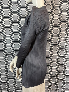 Veste gris foncé Pleats Please Issey Miyake