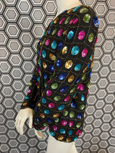 Charger l'image dans la galerie, Veste à sequins vintage taille 40
