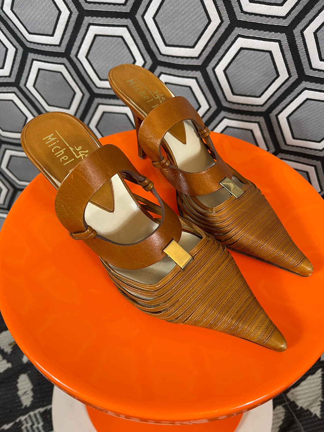 Paire d’escarpins Michel Perry pointure 36 1/2