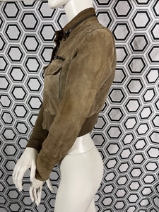 Blouson en daim Twin-set Simona Barbieri taille 40