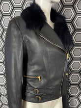 Charger l&#39;image dans la galerie, Blouson en cuir Paul Smith taille 36
