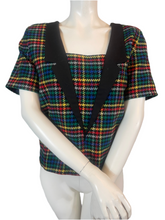 Charger l&#39;image dans la galerie, Haut tartan Jean Charles de Castelbajac taille 36
