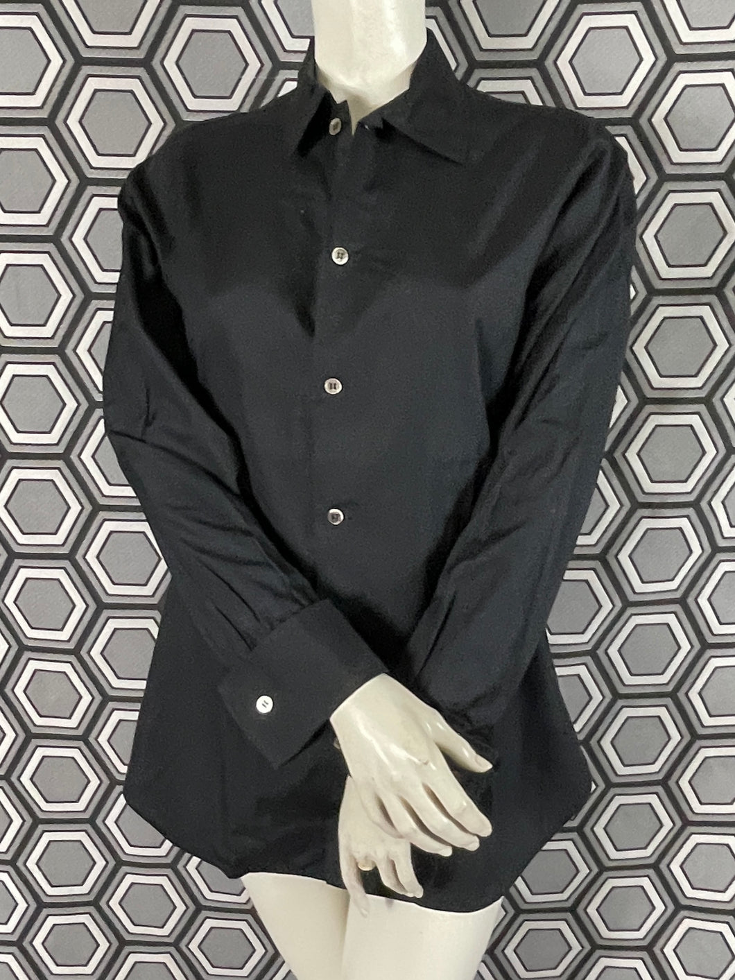 Chemise noire Yohji Yamamoto taille 40