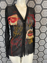 Charger l&#39;image dans la galerie, Cardigan mesh Jean Paul Gaultier taille 38
