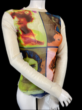 Charger l&#39;image dans la galerie, Haut mesh Jean Paul Gaultier soleil taille 38
