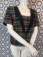 Charger l&#39;image dans la galerie, Haut tartan Jean Charles de Castelbajac taille 36
