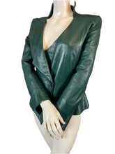 Charger l'image dans la galerie, Veste vintage en cuir Thierry Mugler taille 38
