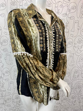 Charger l&#39;image dans la galerie, Blouse bohème Antica Sartoria taille 40
