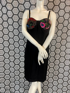 Exceptionnelle robe à perles Louis Feraud taille 42