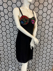 Exceptionnelle robe à perles Louis Feraud taille 42