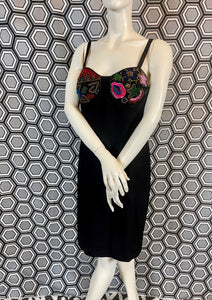 Exceptionnelle robe à perles Louis Feraud taille 42