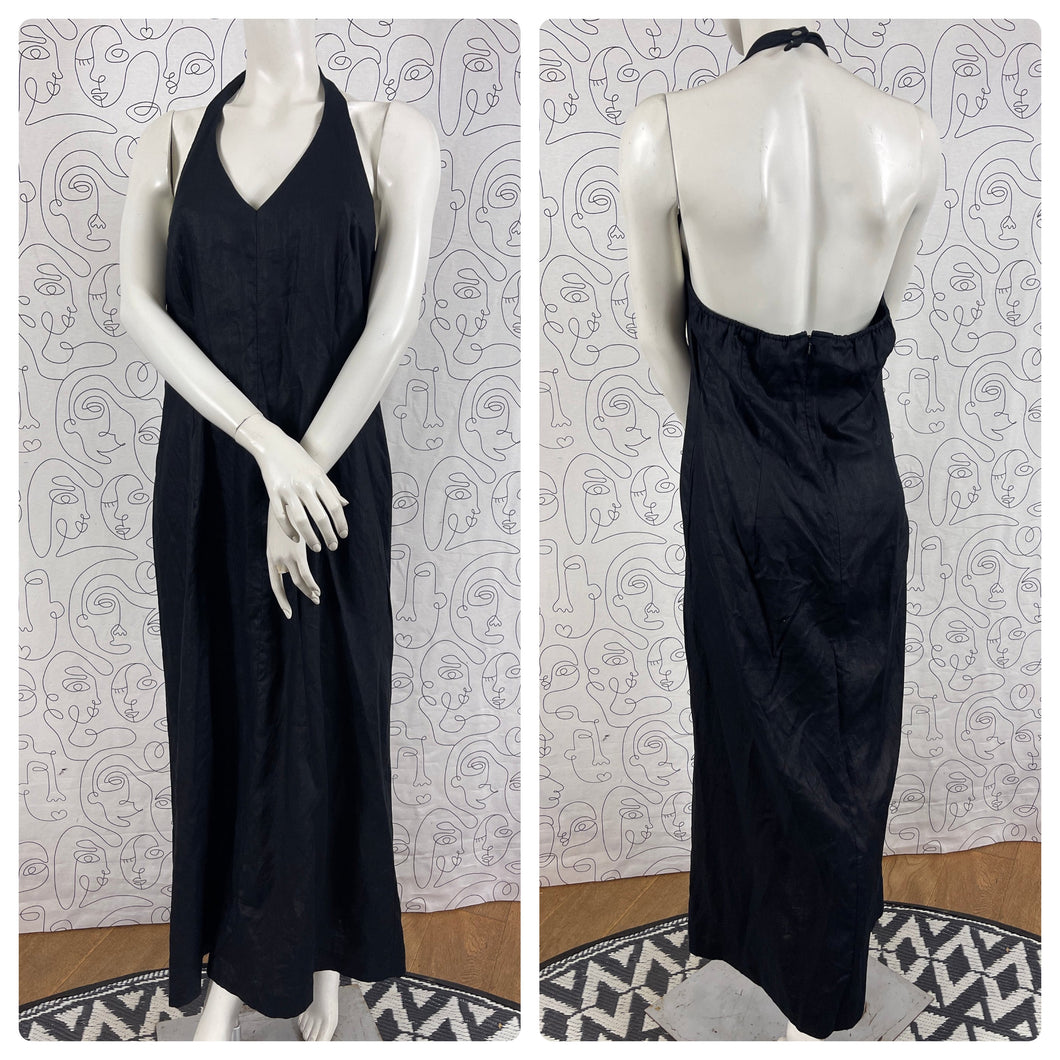 Robe longue en lin Laura Ashley taille 42